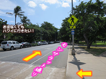 ハワイ自転車ルール 二段階左折4